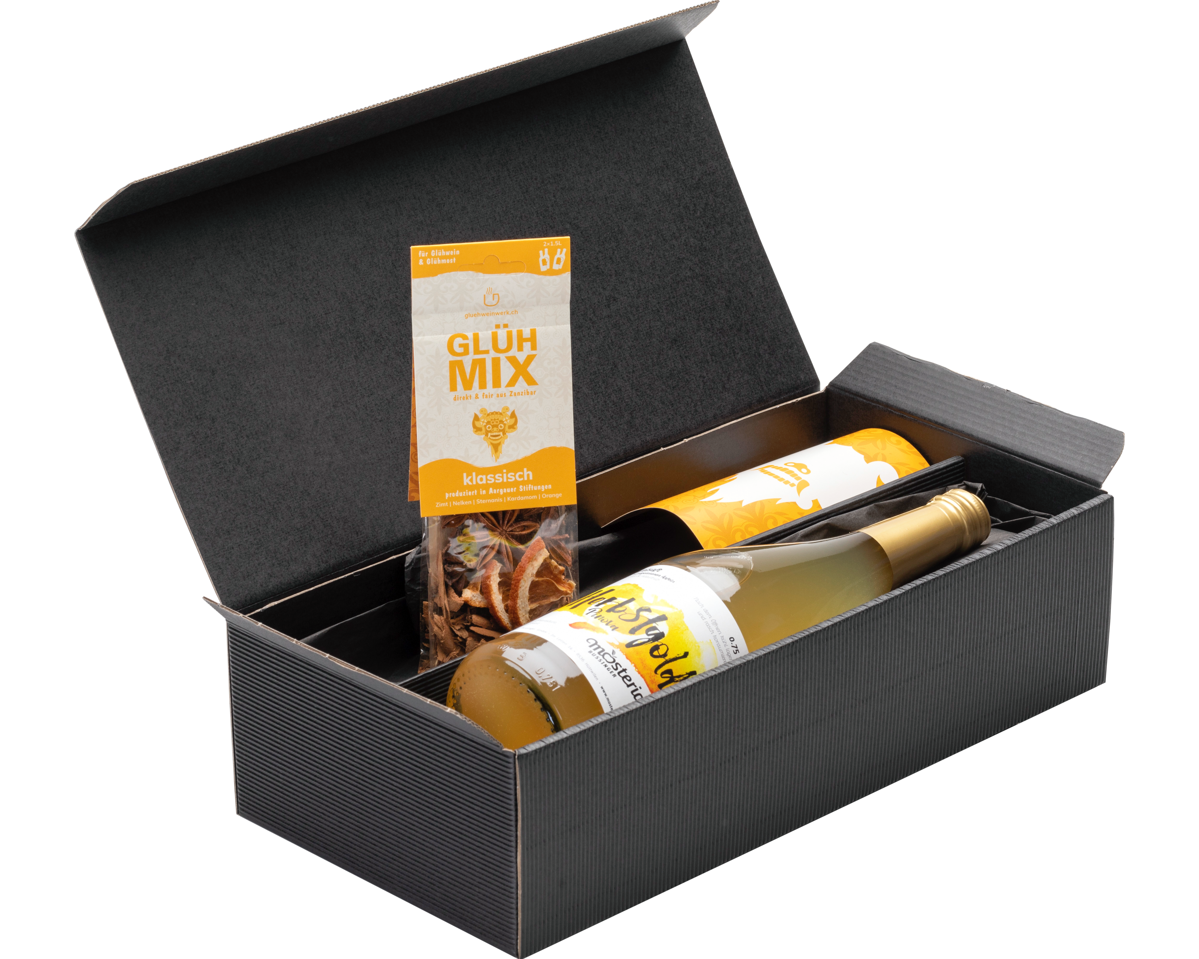 Die Geschenkbox Easy bietet dir, deinen Freunden und Liebsten die alkoholfreie Alternative zum Glühwein! Die Geschenkbox Easy ist nicht nur ein qualitatives Weihnachtsgeschenk, sondern eine sozial nachhaltige Story, kreiert von gluehweinwerk.ch.